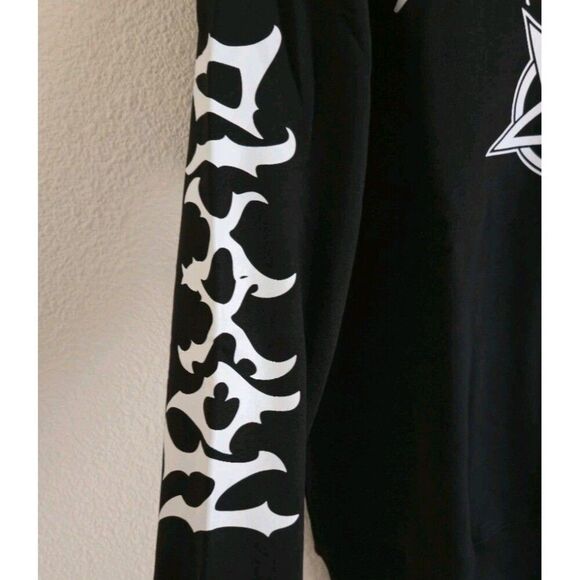 Dixxon Flannel Crewneck Sweater Fleece  Men's XL Black Long Sleeve NWT - Picture 8 of 11